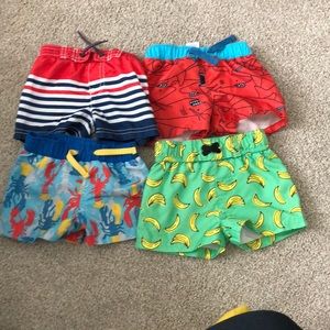 Toddler Swim Trunks & a rash guard